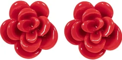 Orecchini a clip - Cherry Flower