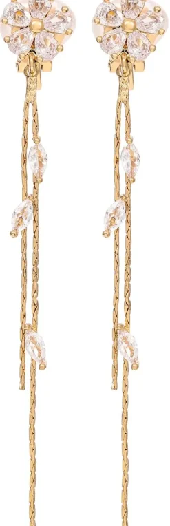 Orecchini a clip - Fiore gemello