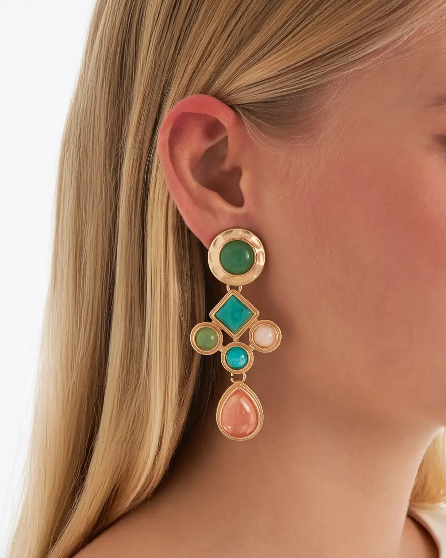 Orecchini a clip - Geometric Vintage