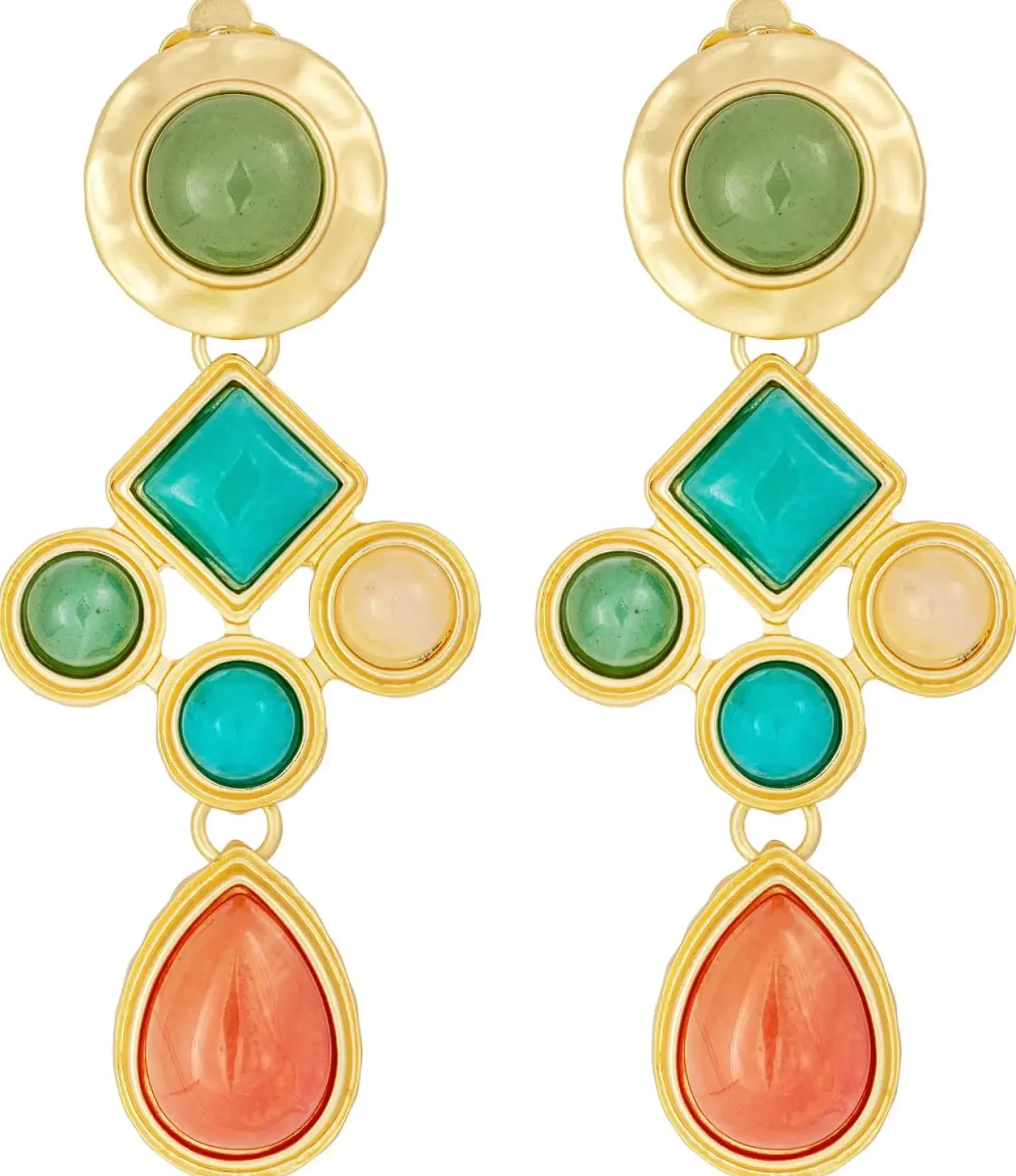 Orecchini a clip - Geometric Vintage