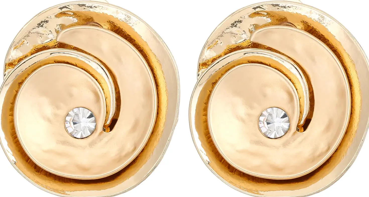 Orecchini a clip - Golden Shell