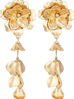 Orecchini a clip - Golden Flower