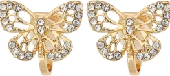 Orecchini a clip - Golden Butterfly