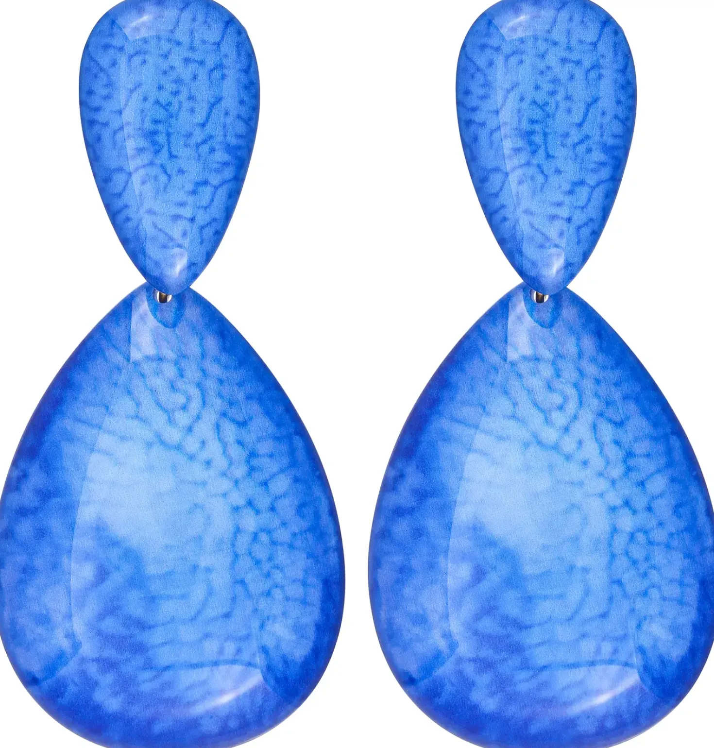 Orecchini a clip - Ocean Crackle