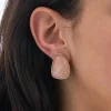 Orecchini a clip - Rose Quartz