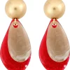 Orecchini a clip - Scarlet Stack
