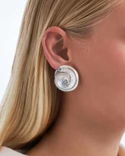 Orecchini a clip - Silver Shells
