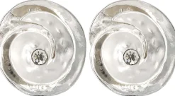Orecchini a clip - Silver Shells