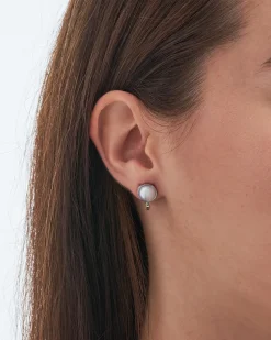 Orecchini a clip - Silver Pearl