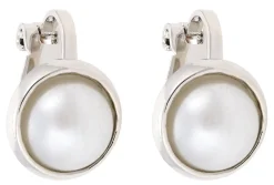 Orecchini a clip - Silver Pearl