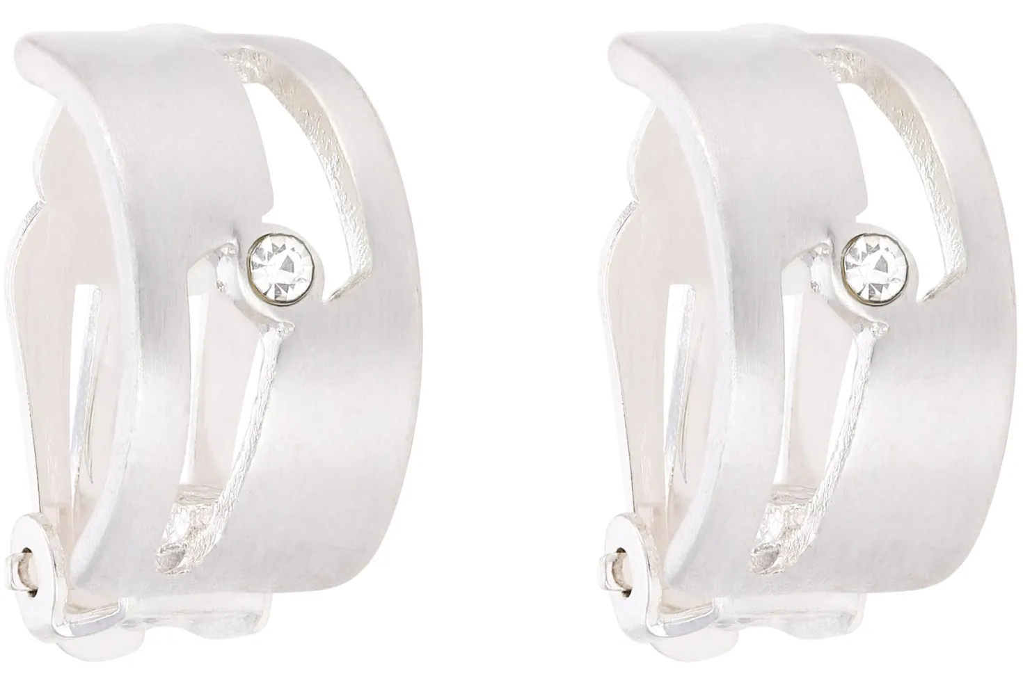 Orecchini a clip - Silver Creole