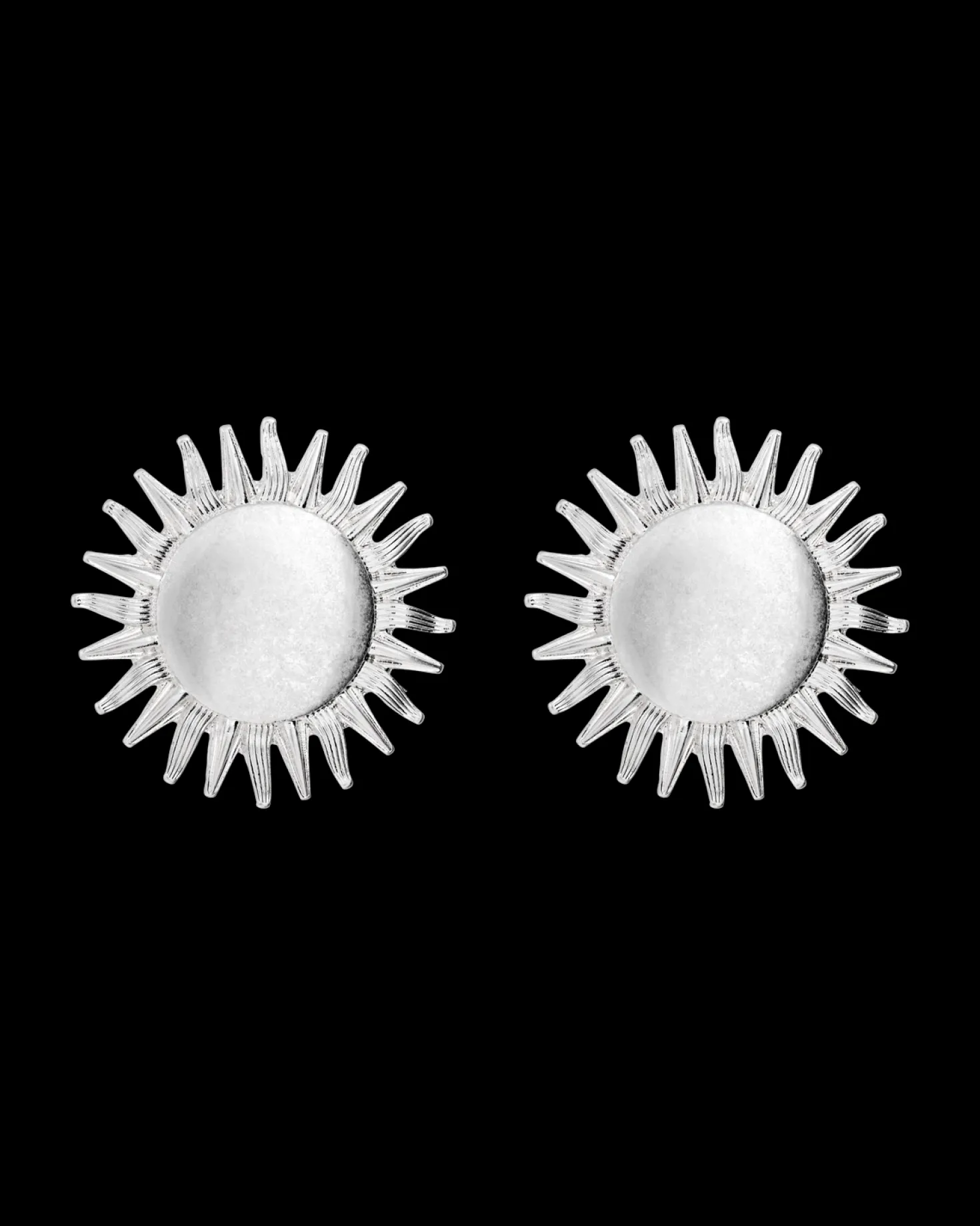 Orecchini a clip - Silver Sun