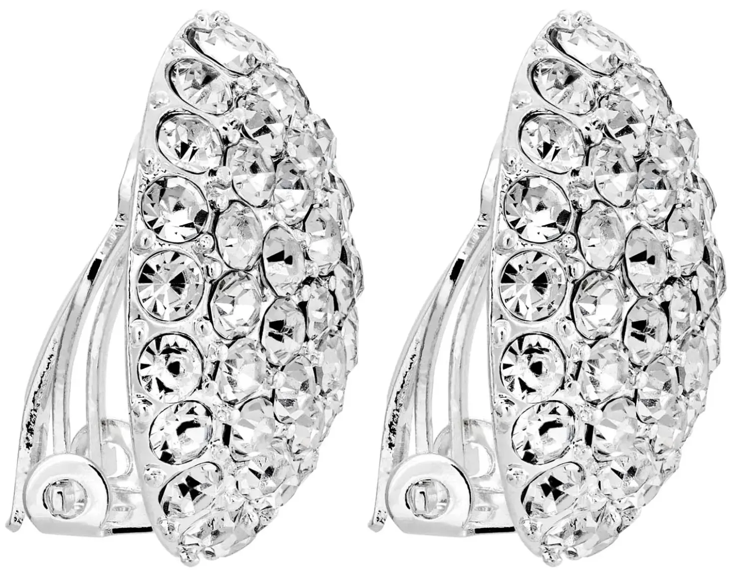 Orecchini a clip - Sparkly Circle