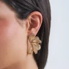 Orecchini a clip - Textured Swirl