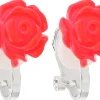 Orecchini a clip bambina - Pink Rose