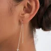 Orecchini a pendente - Chain Cross