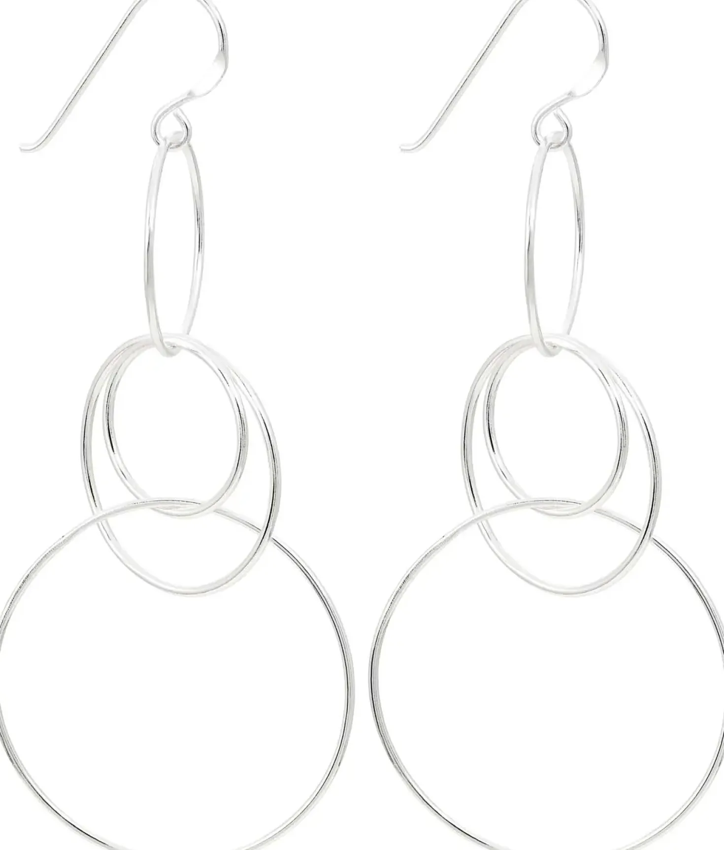 Orecchini a pendente - Gleaming Circles