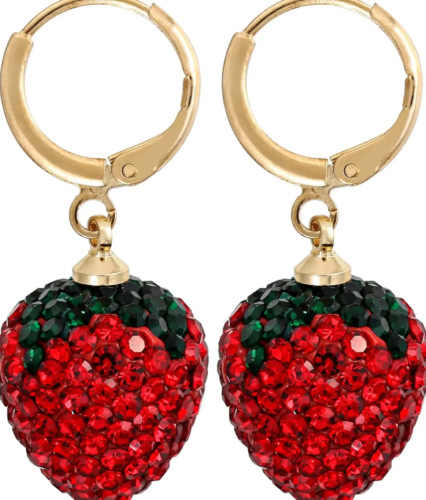 Orecchini a pendente - Lovely Strawberry