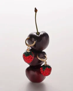 Orecchini a pendente - Lovely Strawberry