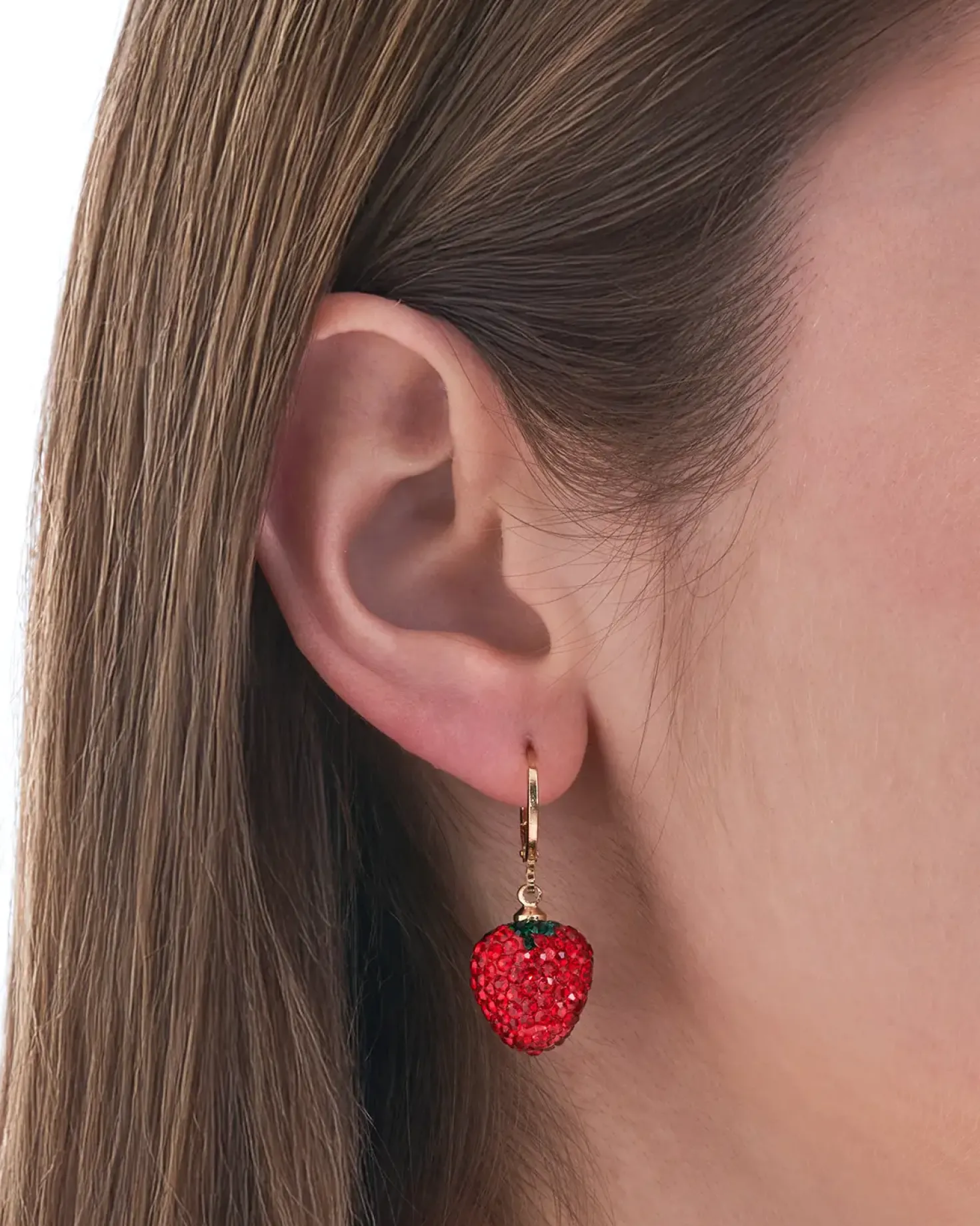 Orecchini a pendente - Lovely Strawberry
