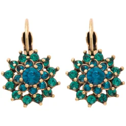 Orecchini a pendente - Ocean Blue Spikes