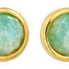 Orecchini a perno - Amazonite Glow