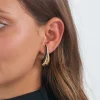 Orecchini a perno - Black Stripe