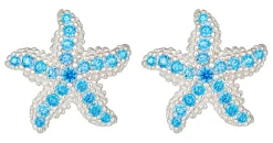 Orecchini a perno - Blue Cutie