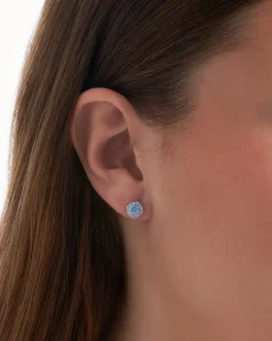 Orecchini a perno - Blue Halo