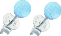 Orecchini a perno - Blue Opal