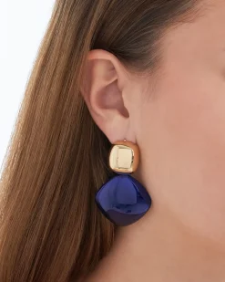 Orecchini a perno - Blue Shimmer
