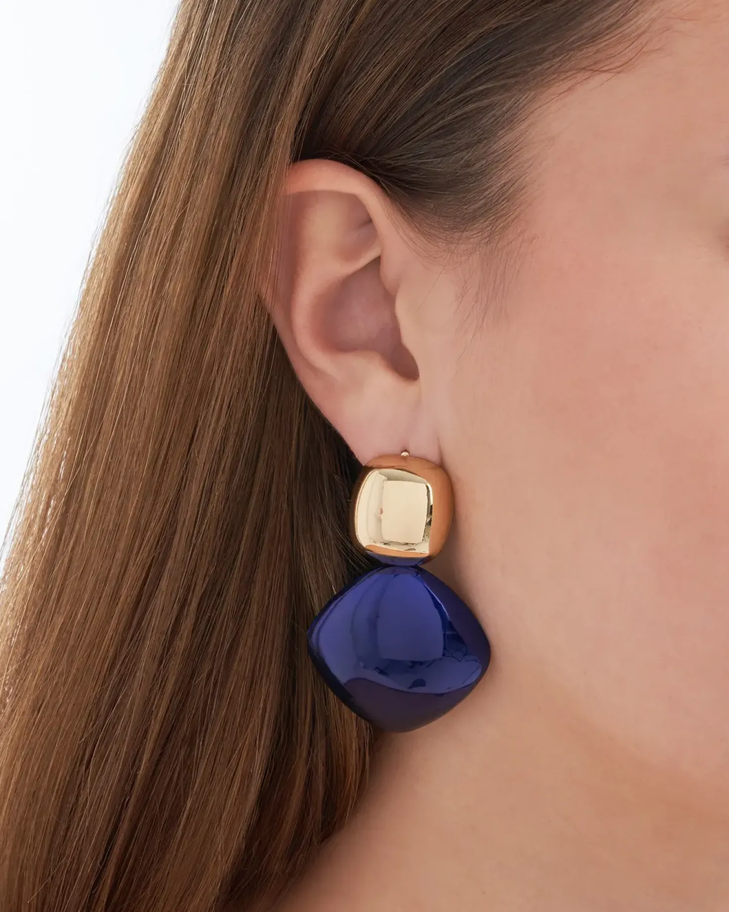 Orecchini a perno - Blue Shimmer