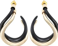 Orecchini a perno - Chunky Black