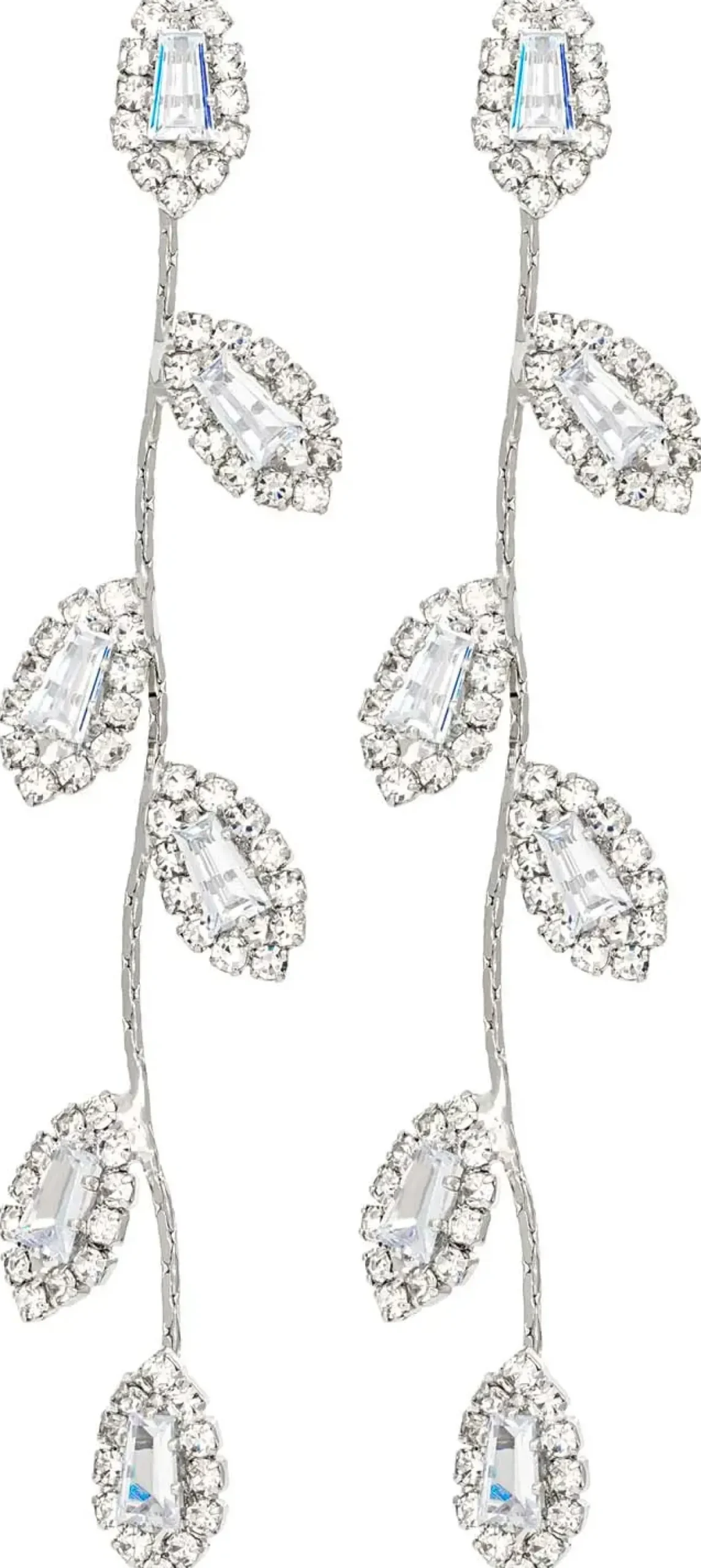 Orecchini a perno - Crystal Branches