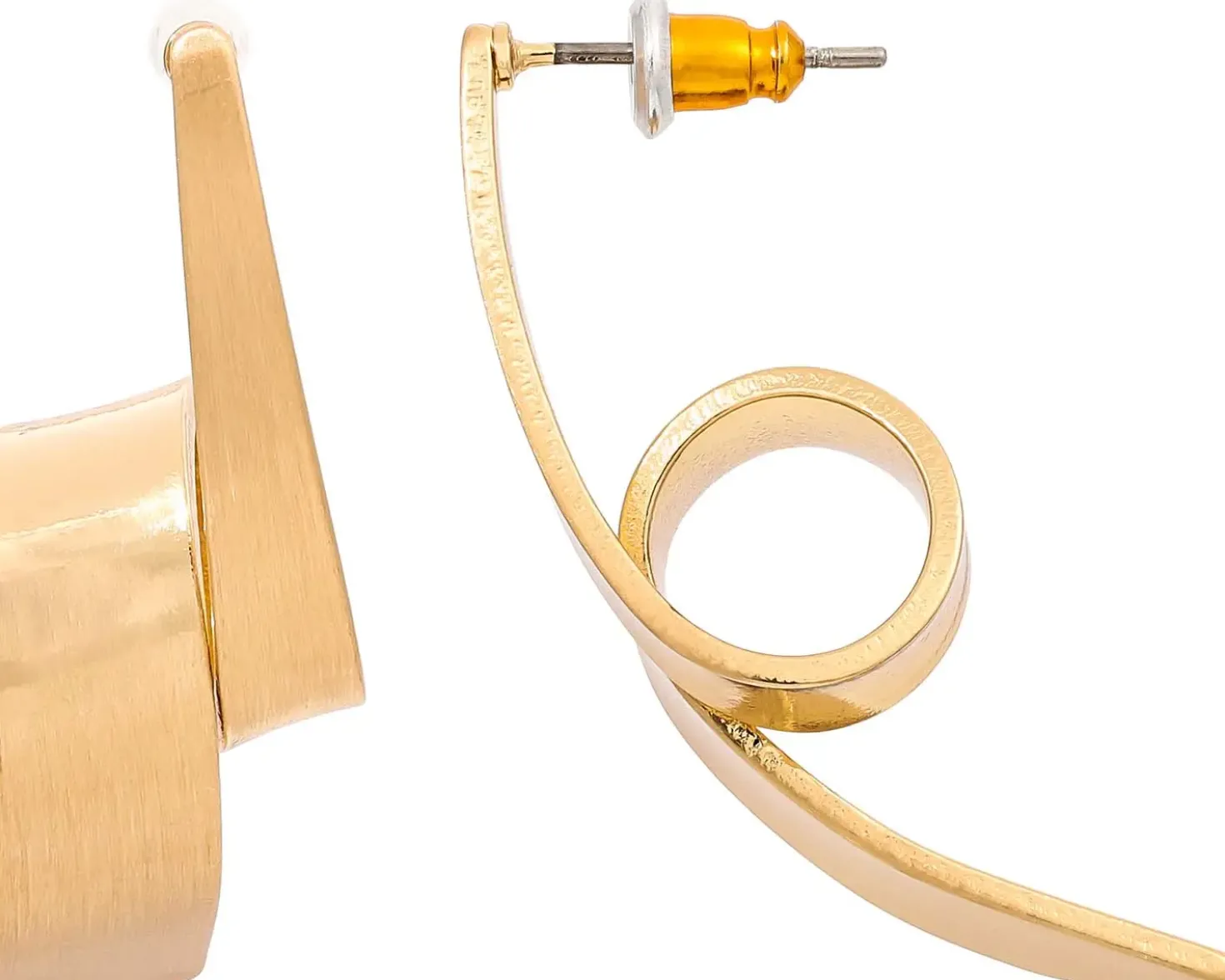 Orecchini a perno - Curved Vibe