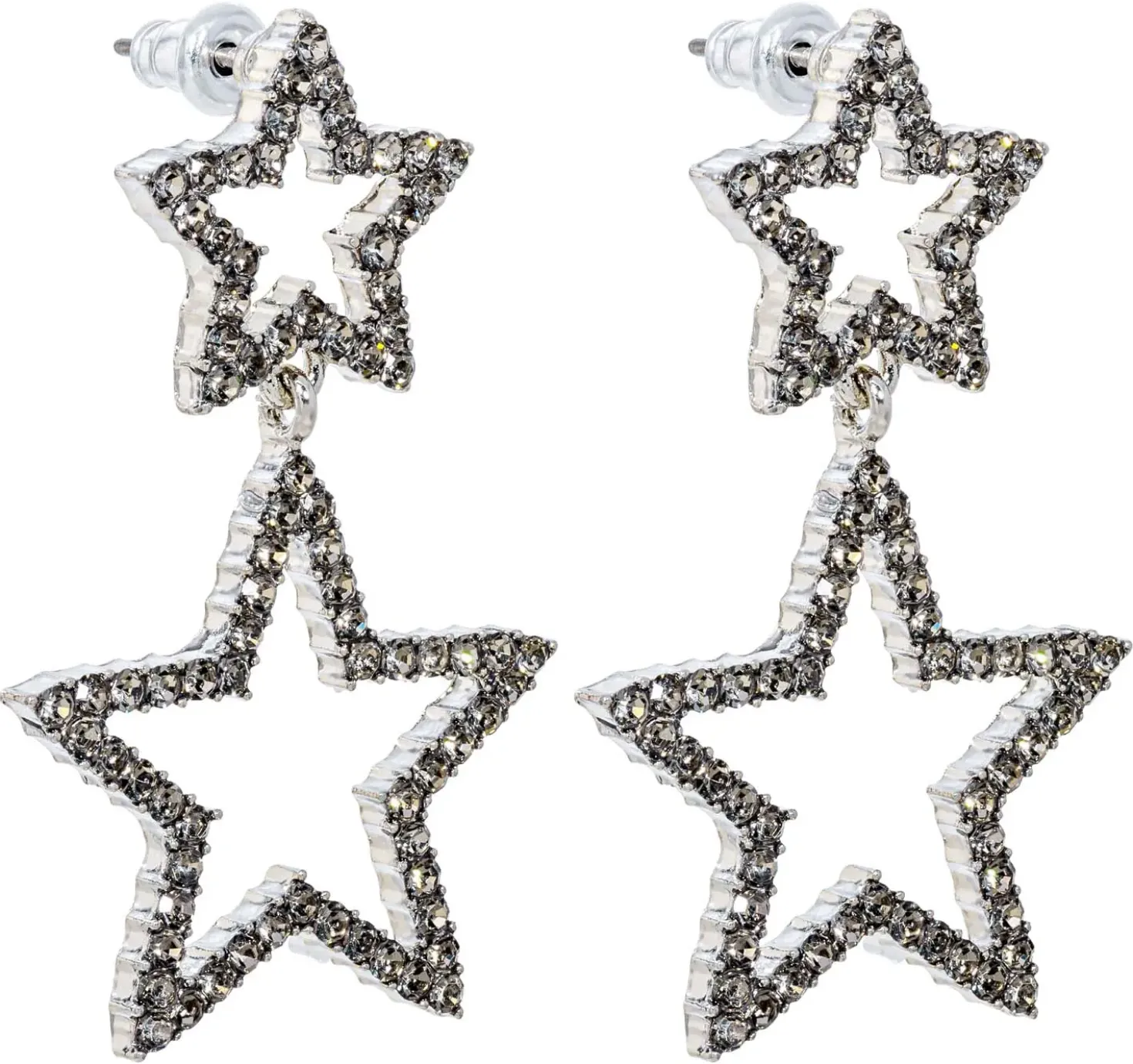 Orecchini a perno - Double Star