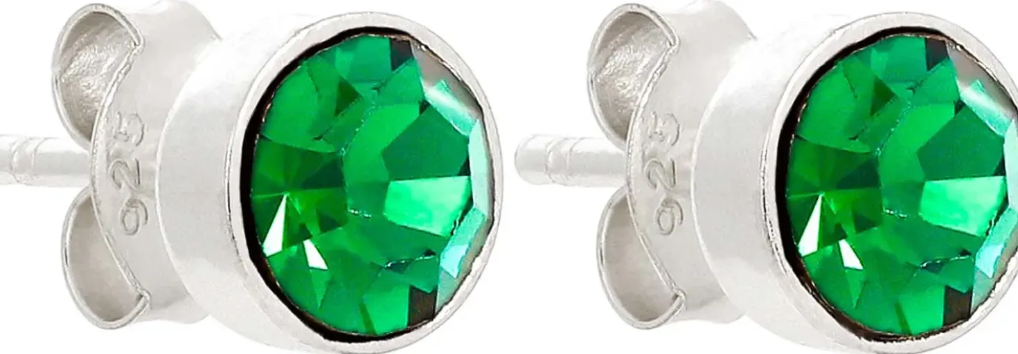 Orecchini a perno - Elegant Emerald