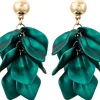Orecchini a perno - Emerald Leaves