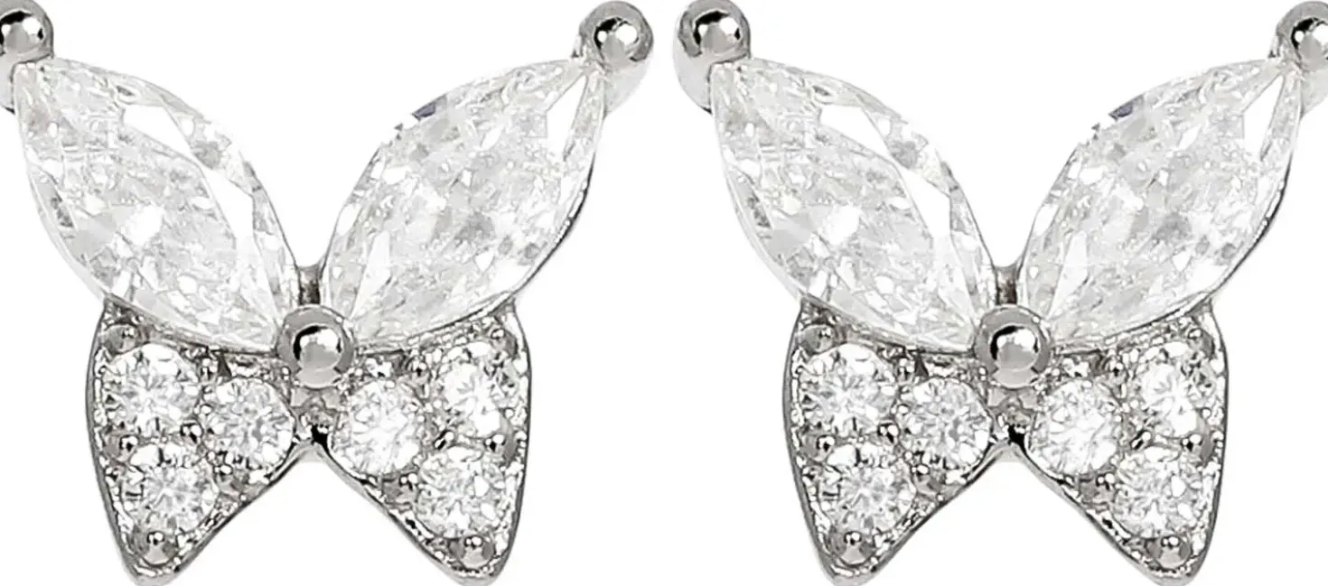 Orecchini a perno - Flattering Silver