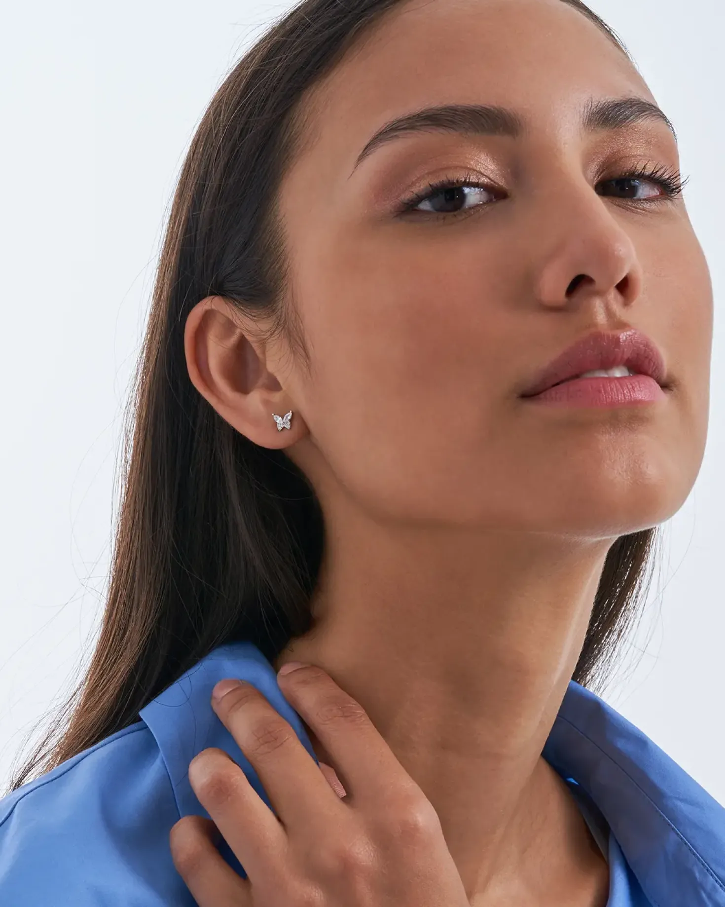 Orecchini a perno - Flattering Silver