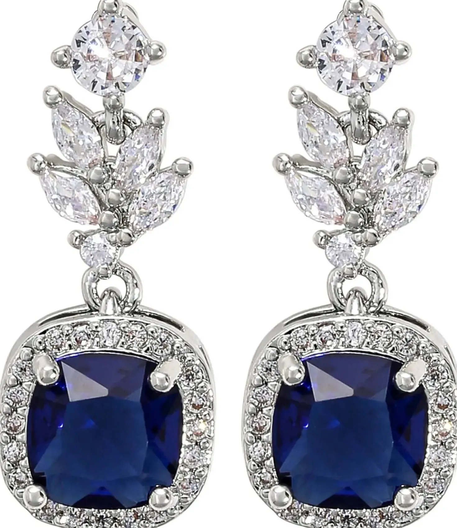Orecchini a perno - Floral Royal