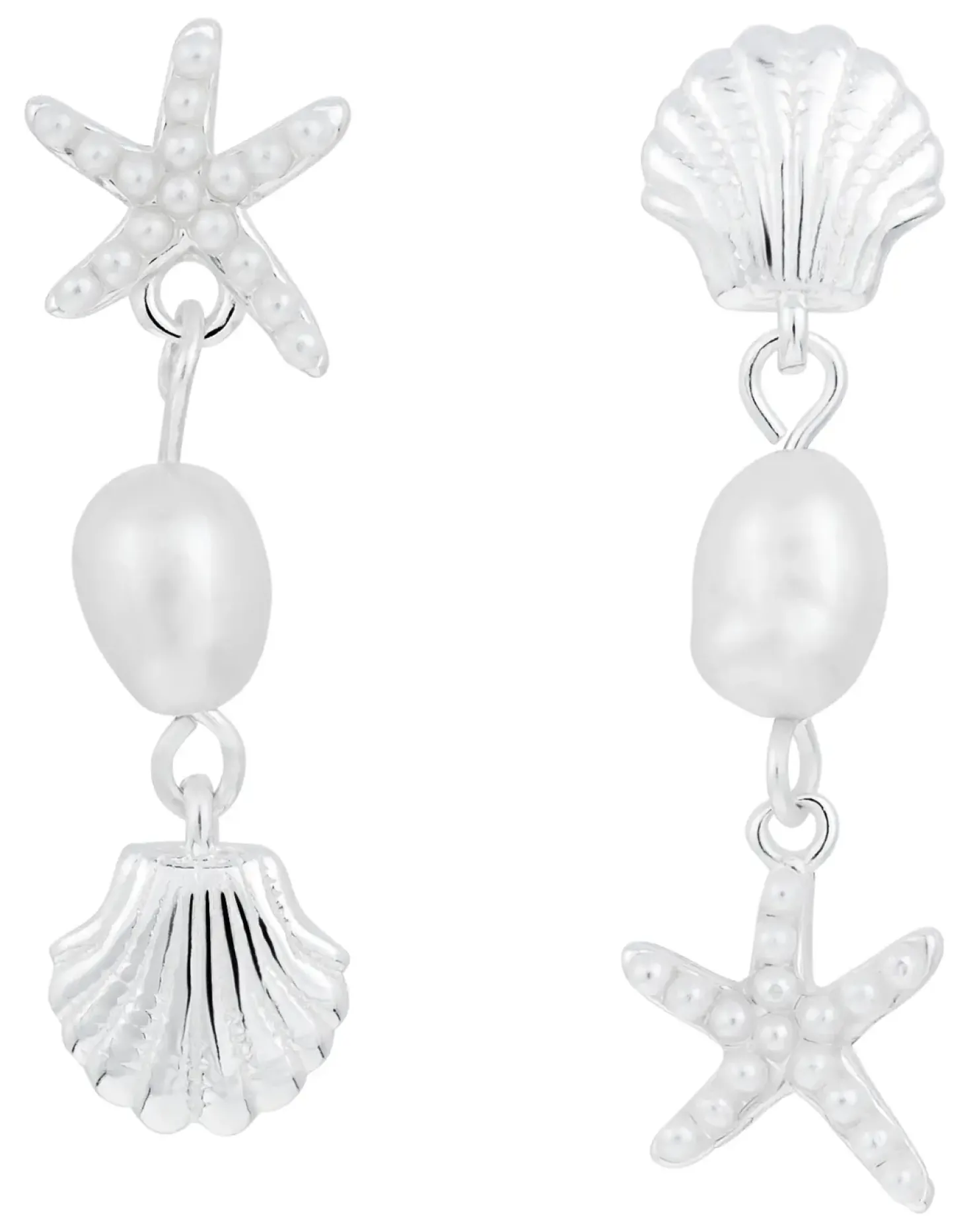 Orecchini a perno - Freshwater Shells