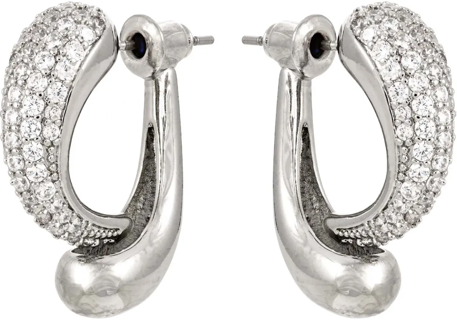 Orecchini a perno - Front Sparkle