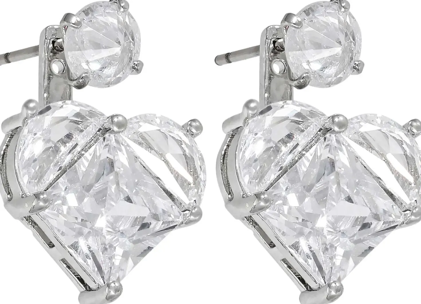Orecchini a perno - Glowy Hearts