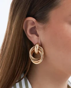 Orecchini a perno - Gold Twist