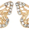 Orecchini a perno - Golden Butterfly