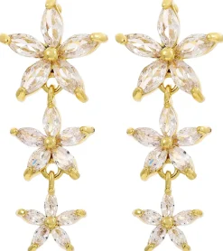 Orecchini a perno - Golden Blossom