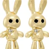 Orecchini a perno - Golden Animal
