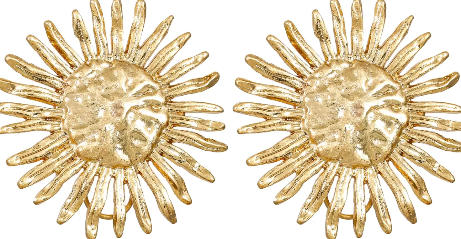 Orecchini a perno - Golden Sunflower