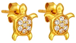 Orecchini a perno - Golden Water